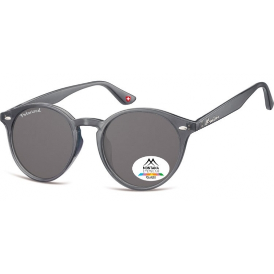 Okragle szare okulary polaryzacyjne Montana MP20F